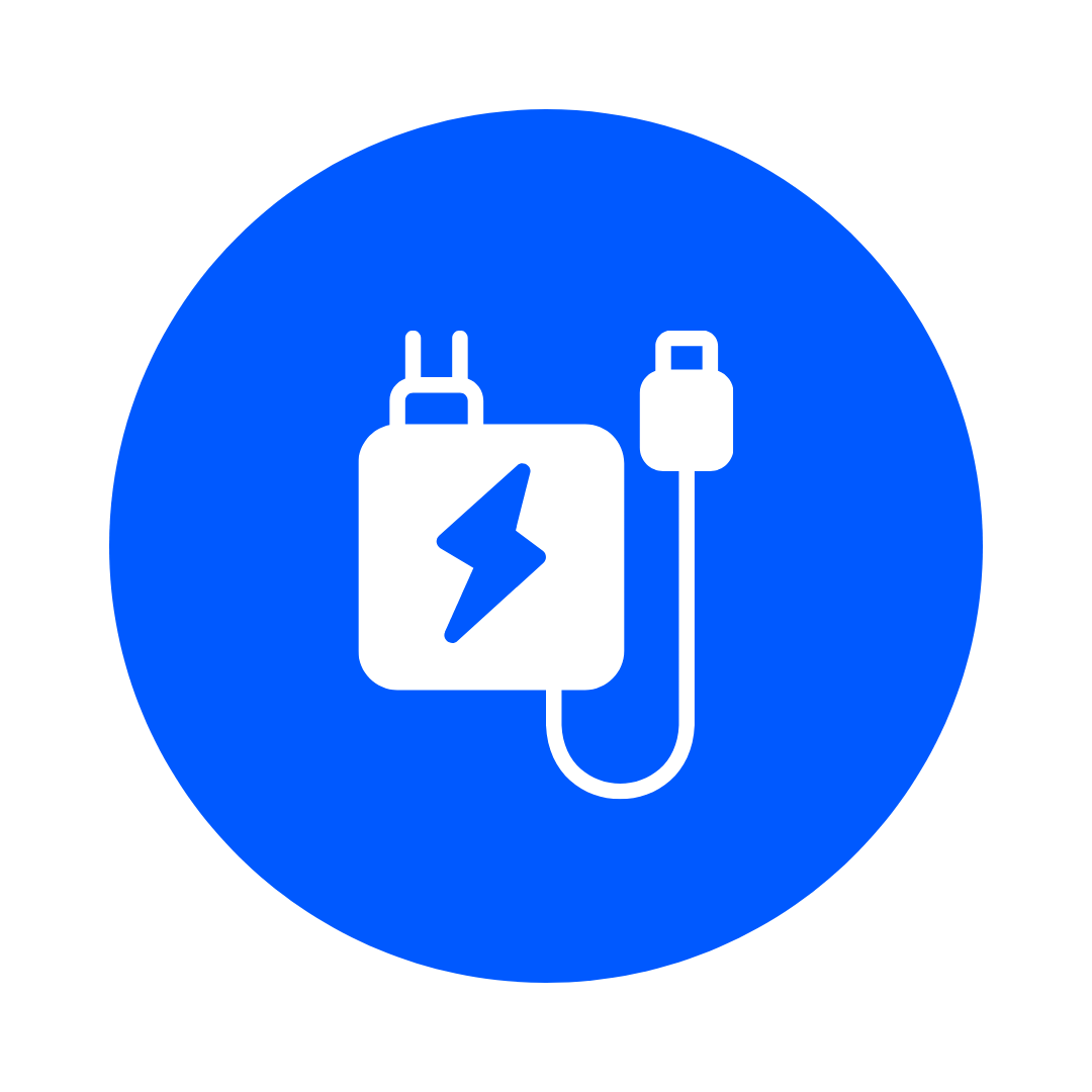 Repair Types Blue charging port icon