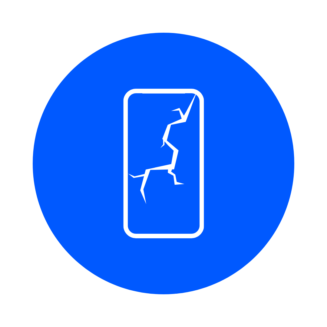 Repair Types Blue Back Glass repair icon