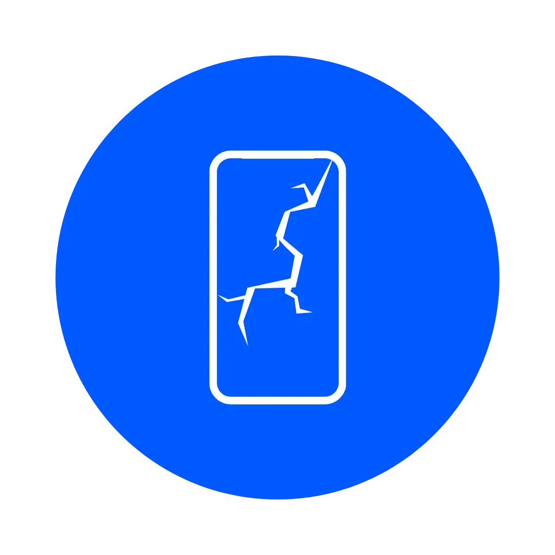 New Homepage Blue Back Glass repair icon